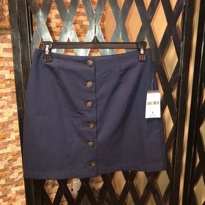 Navy Blue Skirt